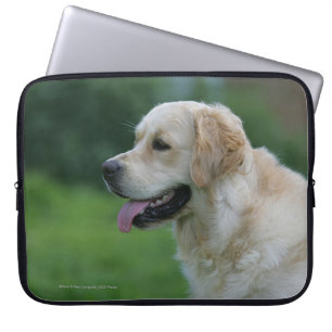 Guld- RetrieverHeadshot 2 2 Laptop Fodral