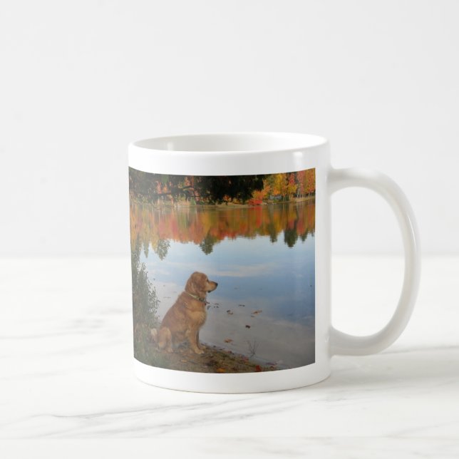 Guld- Retrieverhöst på sjön Kaffemugg (Höger)