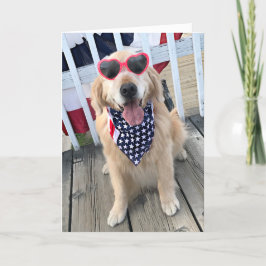 Guld- Retrieverhund i independence Kort