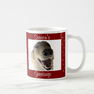 Guld- Retrieverjulmugg Kaffemugg