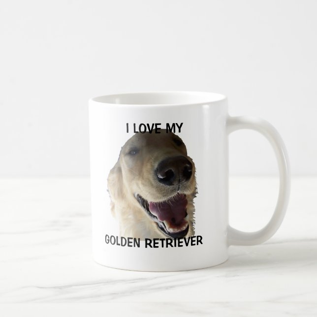 Guld- Retrieverkaffemugg Kaffemugg (Höger)