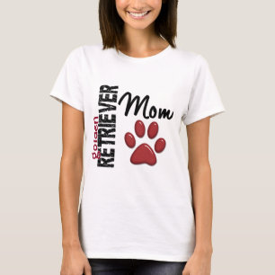Guld- Retrievermamma 2 T Shirt