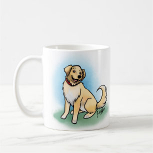 Guld- Retrievermugg Kaffemugg