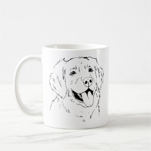 Guld- Retrievermugg Kaffemugg