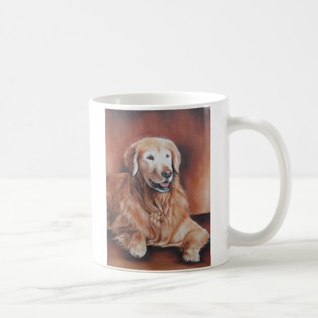 Guld- Retrievermugg Kaffemugg (Höger)