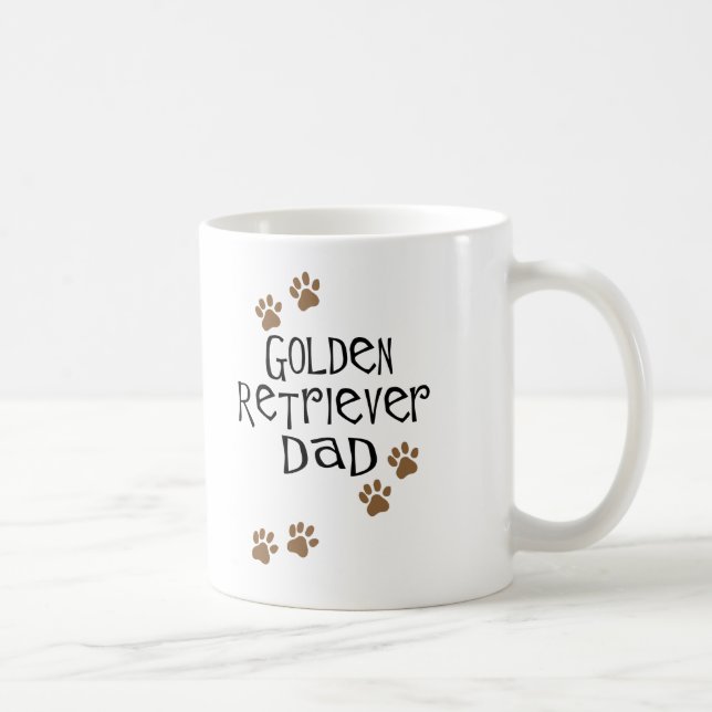 Guld- Retrieverpappa Kaffemugg (Höger)