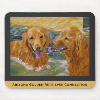 Guld- Retrievers Frolic Mousepad Musmatta