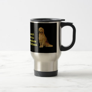 Guld- Retrievertravel mug Resemugg