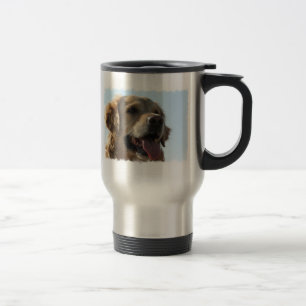 Guld- Retrievertravel mug Resemugg