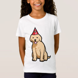 Guld- Retrievervalpfödelsedag T Shirt