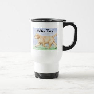 Guld- Retrievervalptravel mug Resemugg