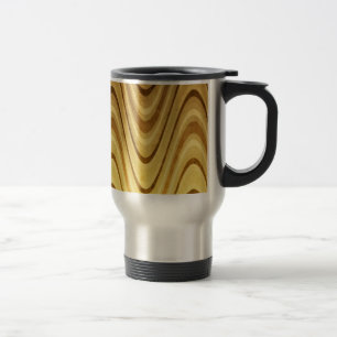 Guld Retro Wave Mugg