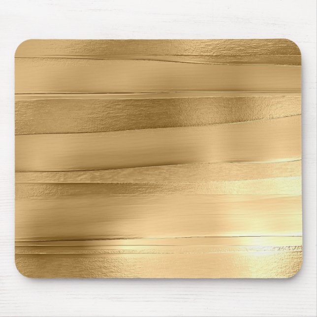 guld ribbon struktur metallisk snyggt musmatta (Framsidan)