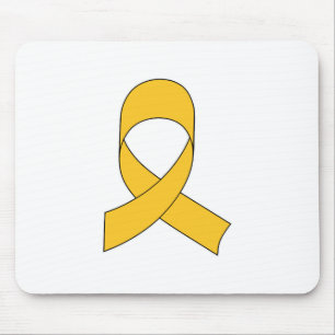 Guld Ribbon Teckning Musmatta