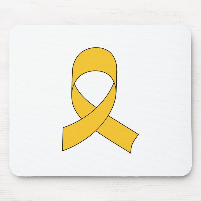 Guld Ribbon Teckning Musmatta (Framsidan)