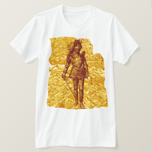Guld- riddare tee shirt (Design framsida)