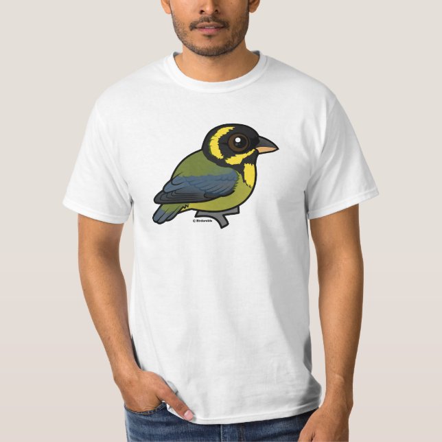 Guld ringad Tanager T-shirt (Framsida)