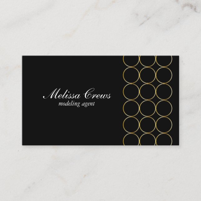 GULD RINGAR 2 VISITKORT (Framsida)