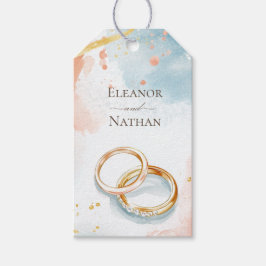 Guld Ringar Vår, sommarsommaren Bröllop Presentetikett
