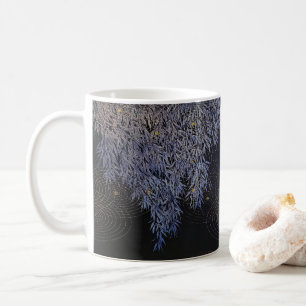 Guld Ripples Blue hued Blad Intricely Breakfast Kaffemugg