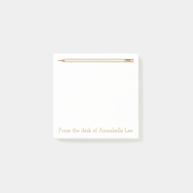 Guld ritar fem post-it block (Framsida)