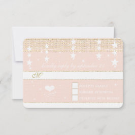 Guld Ro Bröllop under Stars OSA Kort