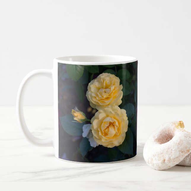 Guld Ro Garden Kaffemugg (Med munk)