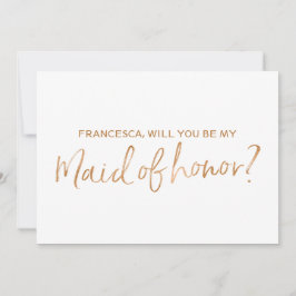 Guld Ro har skrivit "Kommer du att vara min maid o Inbjudningar