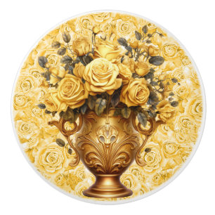 Guld Ro på Ro Ceramic Draw Drycker Knopp