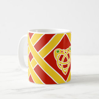 Guld-/röda/vitmusikband/randar, Celtic Kaffemugg