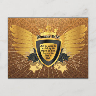 Guld Romans 8:14, Guds soner Vykort