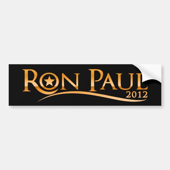 (Guld-) Ron Paul 2012, Bildekal (Framsidan)