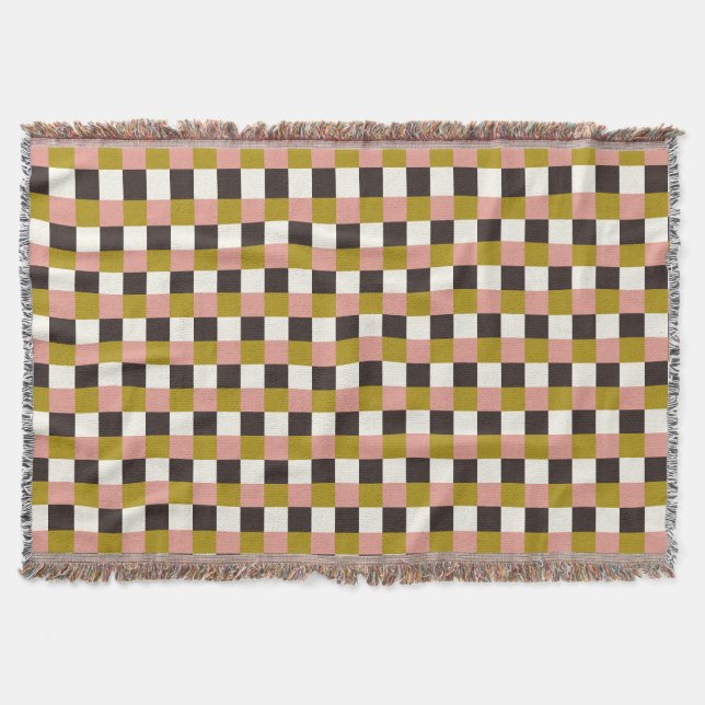 Guld Rosa Chocolate Ivory Play Filt (Framsidan)
