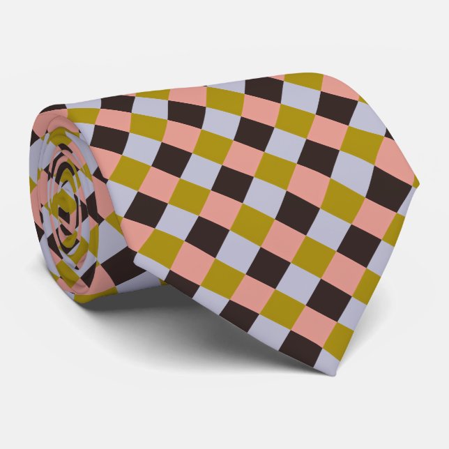 Guld Rosa Choklad Lavendel Slips (Rullad)