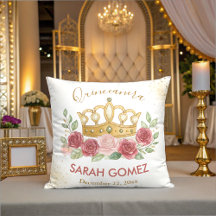 guld rosa elegant quinceanera