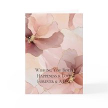 Guld  Rosa Flowers Bröllop