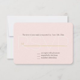 Guld Rosa Little Hearts OSA Kort