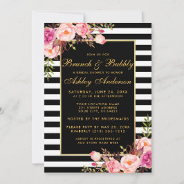 Guld-Rosa-Möhippan Brunch Inbjudan