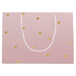 Guld  Rosa Ombre Hearts