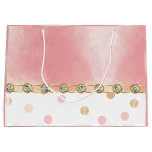 Guld, Rosa, Polkadot, Pastel, Girly, Sweet, Chic