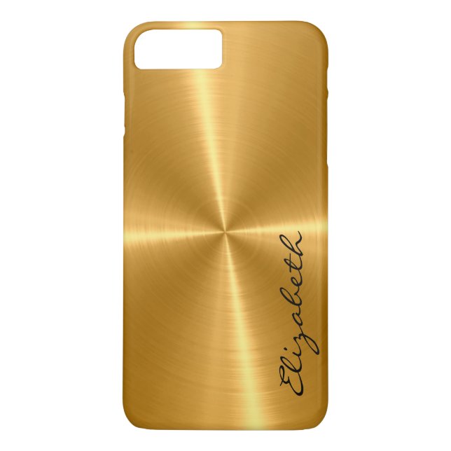 Guld- rostfritt stålmetallLook Case-Mate iPhone Skal (Baksida)