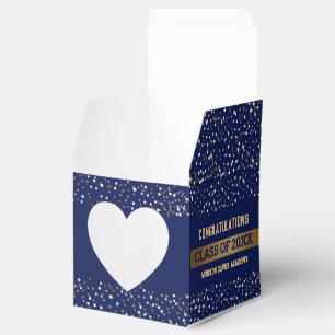 Guld Royal Blue Student Class Year Anpassningsbar Presentaskar