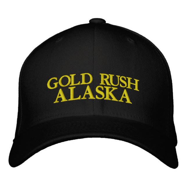 GULD RUSH, ALASKA BRODERAD KEPS (Framsida)