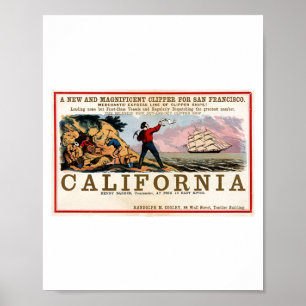 Guld Rush California Poster