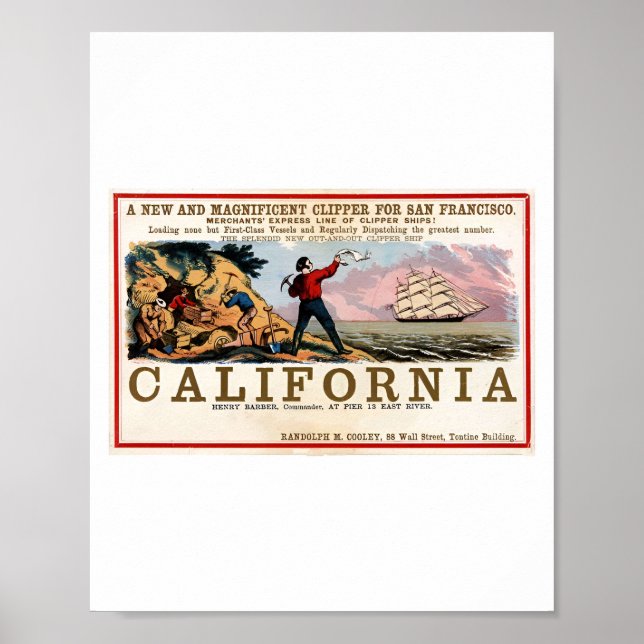 Guld Rush California Poster (Framsidan)