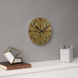 Guld Rush Clock Rund Klocka