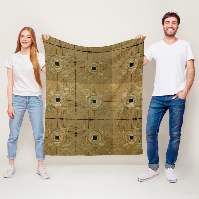 Guld Rush Fleece Blanket (På plats)