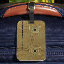 Guld Rush Luggage Tag Bagagebricka