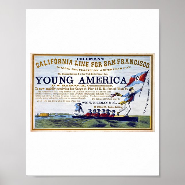 Guld Rush Retro Poster (Framsidan)