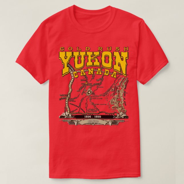 Guld Rush Yukon T Shirt (Design framsida)
